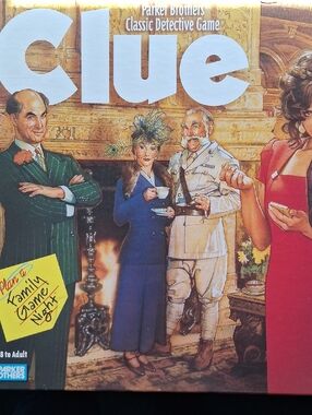 Clue Classic Detective Game - He Did It With The Candlestick In Ballroom 1996 Vn